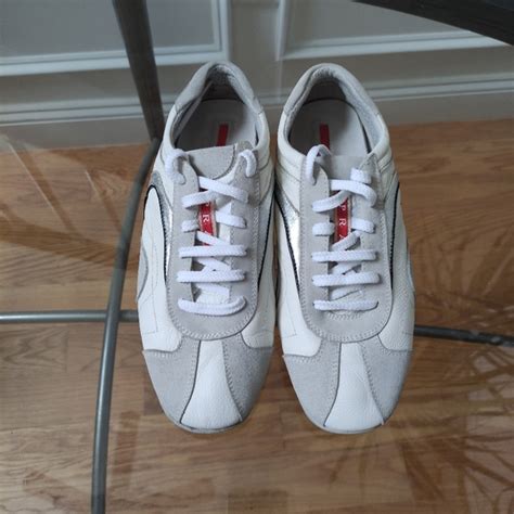 prada montecarlo sneakers|prada leather sneakers.